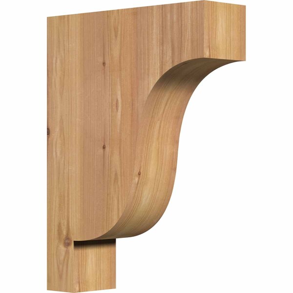Ekena Millwork Newport Smooth Corbel, Western Red Cedar, 3 1/2"W x 12"D x 16"H COR04X12X16NEW00SWR - main